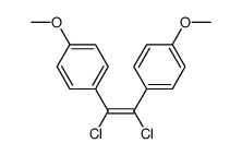 (Z)-1,2-dichloro-1,2-bis(4-methoxyphenyl)ethene结构式