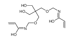 N-[[2,2-bis(hydroxymethyl)-3-[(prop-2-enoylamino)methoxy]propoxy]methyl]prop-2-enamide结构式