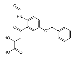 rac-4-[5-Benzyloxy-2-(formamido)phenyl]-2-hydroxy-4-oxobuttersaeure结构式
