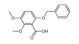 6-benzyloxy-2,3-dimethoxy-benzoic acid结构式
