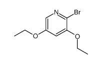 3,5-diethoxy-2-bromo-pyridine Structure