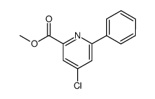 methyl 4-chloro-6-phenylpyridine-2-carboxylate结构式