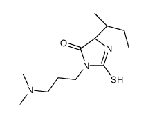 Hydantoin, 5-sec-butyl-3-(3-(dimethylamino)propyl)-2-thio-结构式