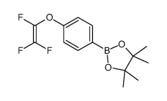 4,4,5,5-TETRAMETHYL-2-(4-TRIFLUOROVINYLOXY-PHENYL)-[1,3,2]DIOXABOROLANE structure