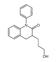 3-(3-hydroxypropyl)-1-phenyl-3,4-dihydroquinolin-2(1H)-one Structure