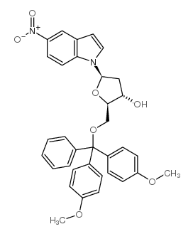 1-(5-O-(DIMETHOXYTRITYL)-BETA-D-2-DEOXYRIBOFURANOSYL)-5-NITROINDOLE picture