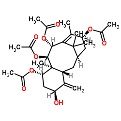 2-去乙酰氧-5Α-羟基紫杉宁J结构式