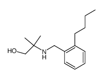 2-((2-butylbenzyl)amino)-2-methylpropan-1-ol结构式