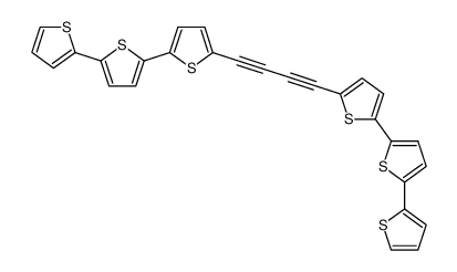 1,4-bis(2,2':5',2''-terthienyl-5-yl)-1,3-butadiene结构式