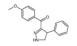 3-(4-methoxybenzoyl)-4-phenyl-4,5-dihydropyrazole Structure