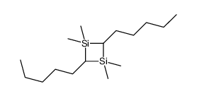 1,1,3,3-tetramethyl-2,4-dipentyl-1,3-disiletane结构式