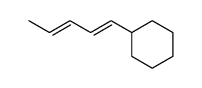 (1E,3E)-penta-1,3-dien-1-ylcyclohexane Structure