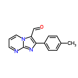 2-(4-甲基苯基)咪唑并[1,2-a]嘧啶-3-甲醛结构式