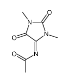 N-(1,3-dimethyl-2,5-dioxoimidazolidin-4-ylidene)acetamide Structure