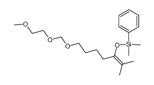 12-[(dimethylphenylsilyl)oxy]-2-methyl-2,5,7-trioxatetradec-12-ene Structure