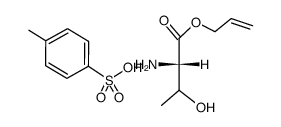 L-Threonin-allylester-hydro-p-toluolsulfonat结构式