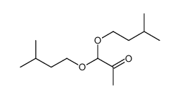 1,1-bis(3-methylbutoxy)propan-2-one Structure