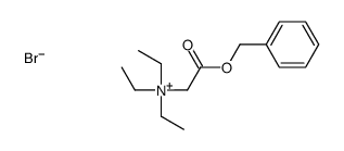 triethyl-(2-oxo-2-phenylmethoxyethyl)azanium,bromide结构式