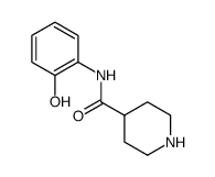 4-Piperidinecarboxamide, N-(2-hydroxyphenyl)结构式