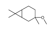 4-methoxy-4,7,7-trimethylbicyclo[4.1.0]heptane Structure