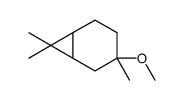 4-methoxy-4,7,7-trimethylbicyclo[4.1.0]heptane结构式