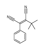 2-tert-butyl-3-phenylbut-2-enedinitrile Structure