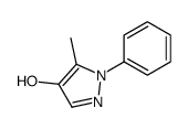 5-methyl-1-phenylpyrazol-4-ol Structure