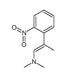 N,N-dimethyl-2-(2-nitrophenyl)prop-1-en-1-amine Structure