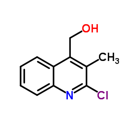 (2-Chloro-3-methyl-4-quinolinyl)methanol Structure