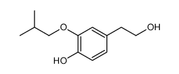 4-(2-hydroxyethyl)-2-(2-methylpropoxy)phenol Structure