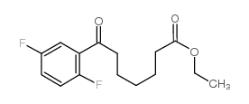 ethyl 7-(2,5-difluorophenyl)-7-oxoheptanoate Structure