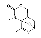 1,8-dimethyl-4,4a,5,6-tetrahydro-6,8a-epoxypyrido[3,4-d][1,3]oxazin-2(1H)-one结构式
