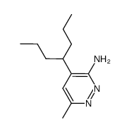 6-methyl-4-(1-propyl-butyl)-pyridazin-3-ylamine结构式