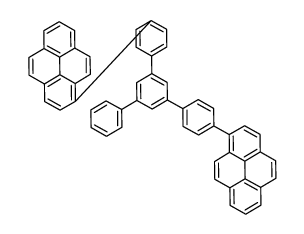 1-[4-[3-phenyl-5-(4-pyren-1-ylphenyl)phenyl]phenyl]pyrene结构式