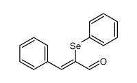 3-phenyl-2-phenylselanylprop-2-enal结构式