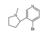 4-bromo-3-[(2S)-1-methylpyrrolidin-2-yl]pyridine Structure