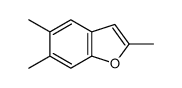 Benzofuran,2,5,6-trimethyl- Structure