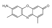 7-amino-1,8-dimethylphenoxazin-3-one结构式