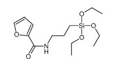 N-(3-triethoxysilylpropyl)furan-2-carboxamide结构式
