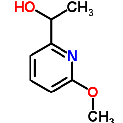 1-(6-Methoxy-2-pyridinyl)ethanol结构式