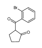 2-(2-bromo-benzoyl)-cyclopentanone Structure