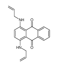 1,4-bis(prop-2-enylamino)anthracene-9,10-dione Structure