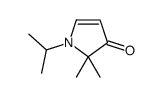 3H-Pyrrol-3-one,1,2-dihydro-2,2-dimethyl-1-(1-methylethyl)-(9CI)结构式