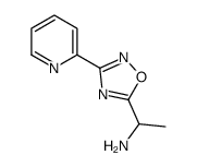 1-[3-(2-Pyridinyl)-1,2,4-oxadiazol-5-yl]ethanamine结构式