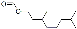 (-)-3,7-dimethyloct-6-enyl formate结构式