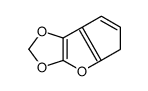 5H-Cyclopenta[4,5]furo[2,3-d]-1,3-dioxole (9CI) Structure
