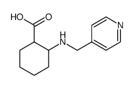 Cyclohexanecarboxylic acid, 2-[(4-pyridinylmethyl)amino] Structure