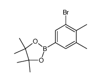 2-(3-Bromo-4,5-dimethylphenyl)-4,4,5,5-tetramethyl-1,3,2-dioxaborolane structure