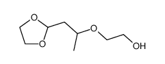 2-[2-(2-Hydroxyethoxy)propyl]-1,3-dioxolane结构式