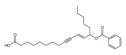 (E)-13-(benzoyloxy)octadec-11-en-9-ynoic acid Structure